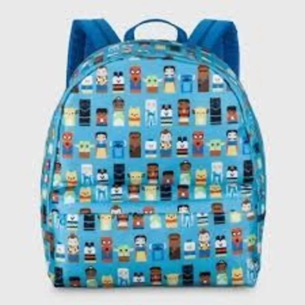 Disney Mini Unified Characters Backpack Blue 100 Year Celebration Edition NEW